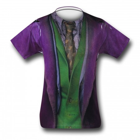 Joker Dark Knight Sublimated Costume T-Shirt