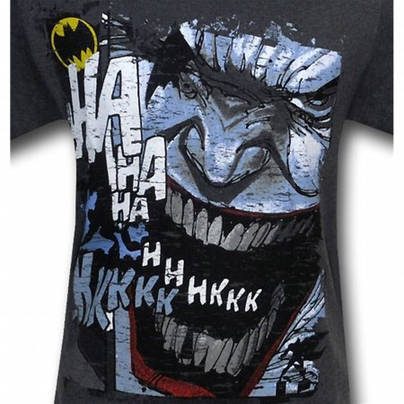 Joker Dark Knight Returns Death Cackle T-Shirt