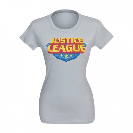 Justice League 8 Bit Women's T-Shirt