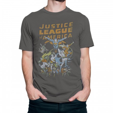 Justice League of America Big Group Men's T-Shirt