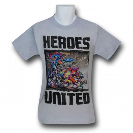 Justice League Heroes United Charge T-Shirt