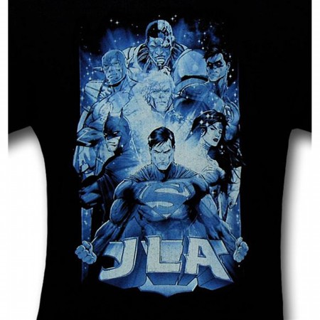JLA Power Center Kids Black T-Shirt