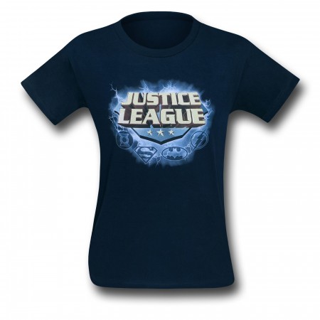 Justice League Storm Logo Kids T-Shirt