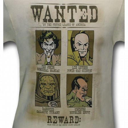 Supervillains Wanted T-Shirt