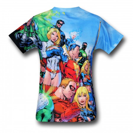 Justice League Group Sublimated T-Shirt