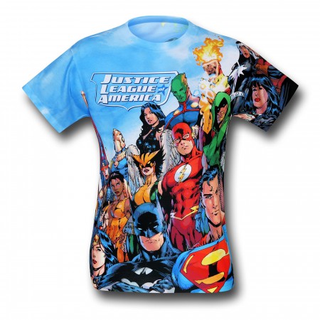 Justice League Group Sublimated T-Shirt