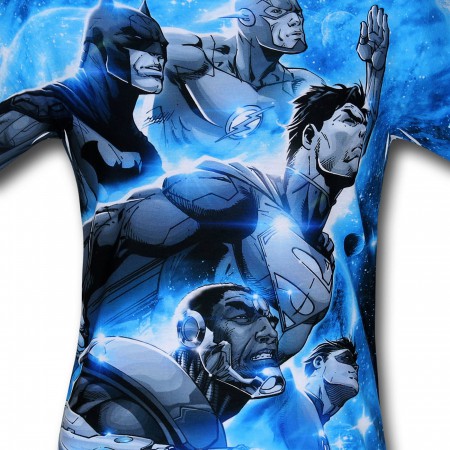 Justice League Space Patrol Sublimated T-Shirt