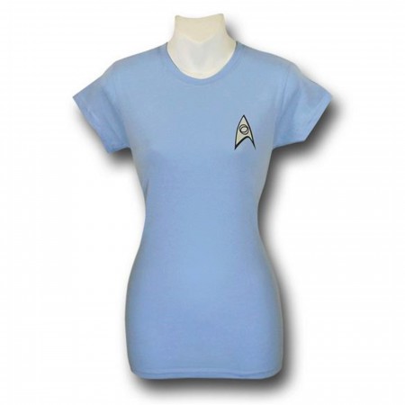 Star Trek Women's Science Uniform T-Shirt