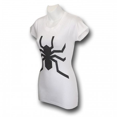 FF Jr Womens Spiderman Symbol T-Shirt