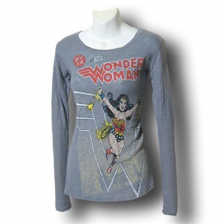 Wonder Woman Jr Womens Thermal Junkfood T-Shirt