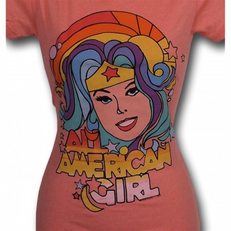 Wonder Woman Juniors All American Junk Food T-Shirt