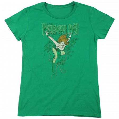 Poison Ivy Women's Green T-Shirt
