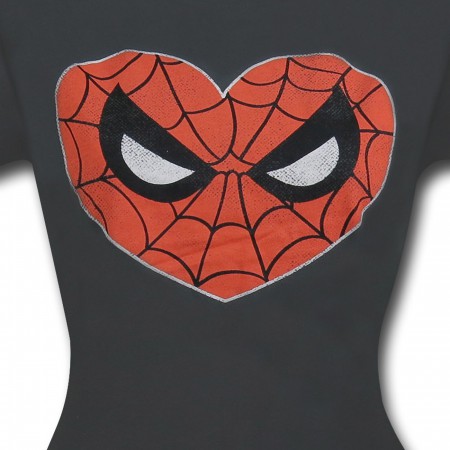 Spiderman Women's Heart Spidey T-Shirt