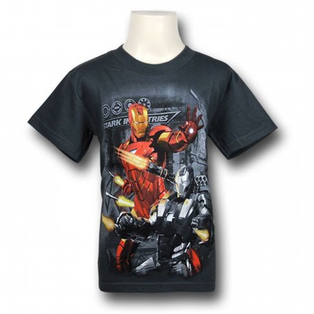 Iron Man 2 Juvenile Stark Defense T-Shirt