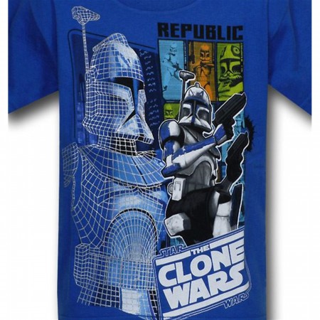 Star Wars Juvenile Rex Grid T-Shirt