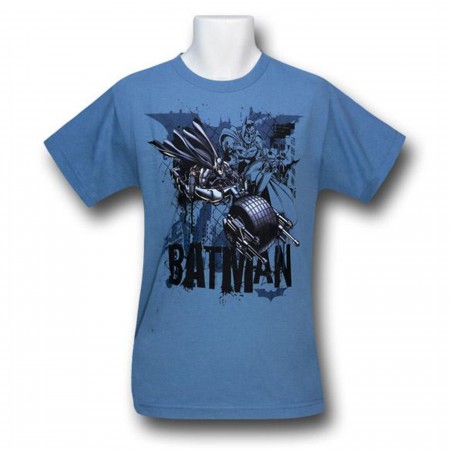 Dark Knight Rises Kids Batpod Montage T-Shirt