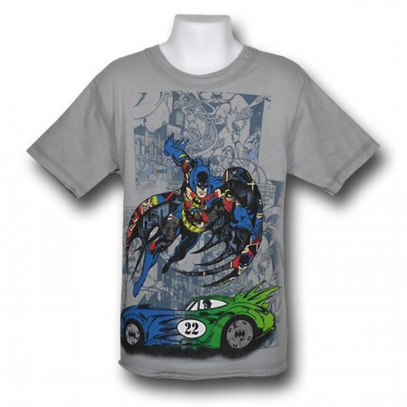 Batman Kids 30 Single Figure Mosaic T-Shirt