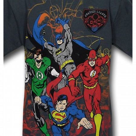 Justice League Kids 30s ATHL DIV T-Shirt