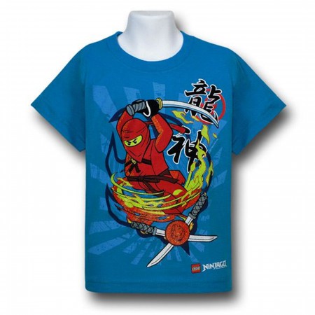 Kids Ninjago Spinning Fire T-Shirt
