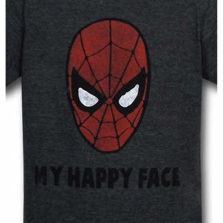 Spiderman My Happy Face Kids T-Shirt
