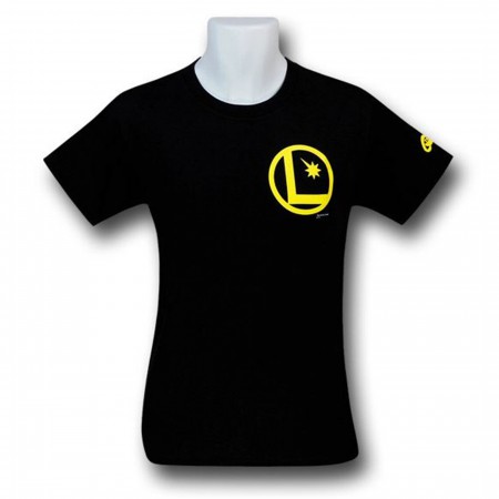 Legion of Super-Heroes Logo on Black T-Shirt