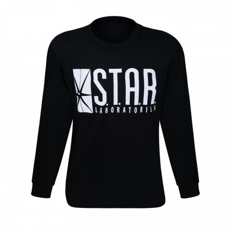 Flash Star Labs Black Long Sleeve T-Shirt