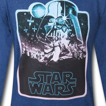 Star Wars Vintage Poster Long Sleeve T-Shirt