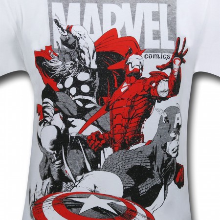 Avengers Then and Now T-Shirt