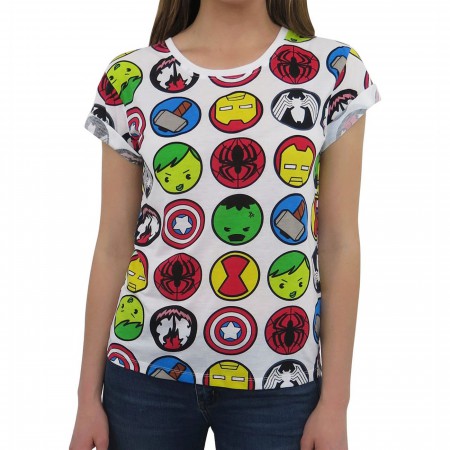 Marvel Iconic Heroes Women's T-Shirt