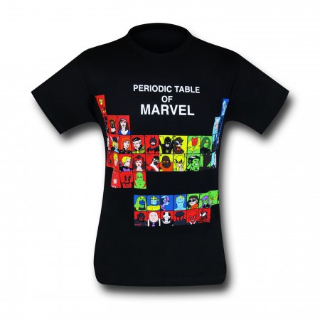 Marvel Periodic Table T-Shirt
