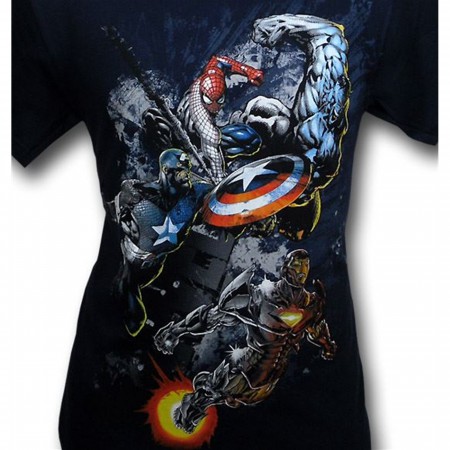 Avengers Ultimatum Team Up T-Shirt