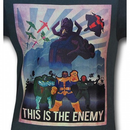 Marvel Villains Enemy 30 Single T-Shirt