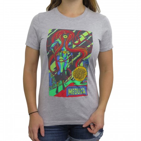 Medusa Black Light by Jack Kirby Women's T-Shirt