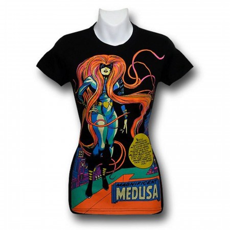 Medusa Junior Womens Blacklight T-Shirt