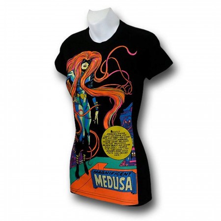 Medusa Junior Womens Blacklight T-Shirt