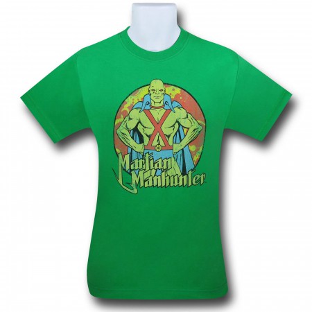 Martian Manhunter Circle Image T-Shirt