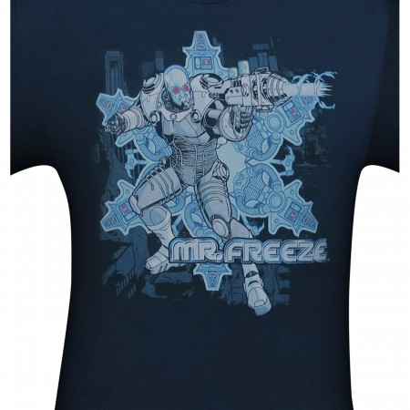 Mr Freeze Flake Navy 30 Single T-Shirt