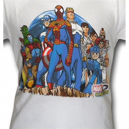 Marvel VS Capcom 30 Single Group Stance T-Shirt