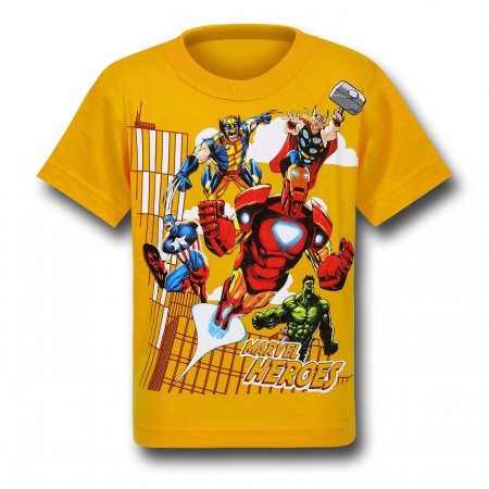Marvel Heroes Clean-Up Crew Kids T-Shirt