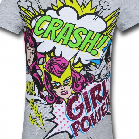 Marvel Girl Power Crash Girls Kids T-Shirt