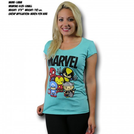 Marvel Cute Heroes Women's T-Shirt