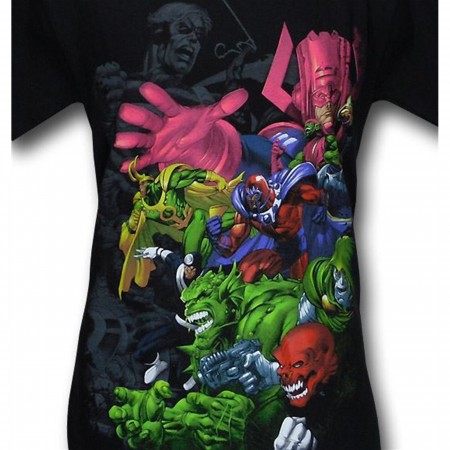 Marvel Galactus and Villains T-Shirt