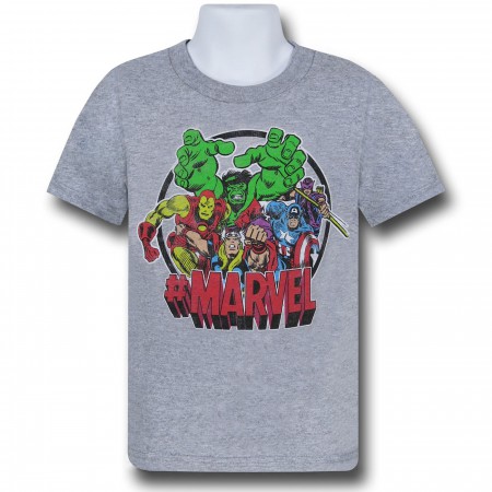 Marvel Heroes Hashtag Assemble Boys T-Shirt