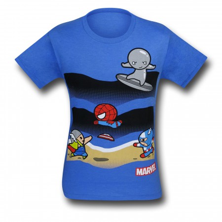 Marvel Kawaii Beach 30 Single T-Shirt