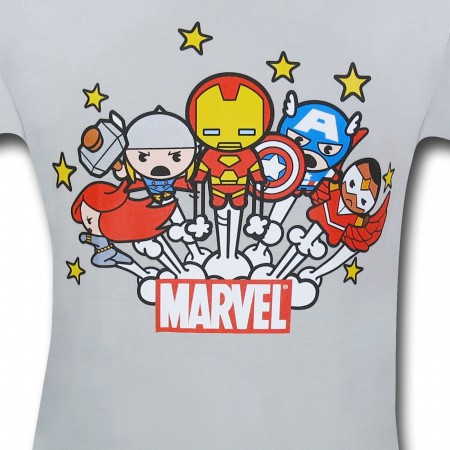 Marvel Kawaii Star Group 30 Single T-Shirt
