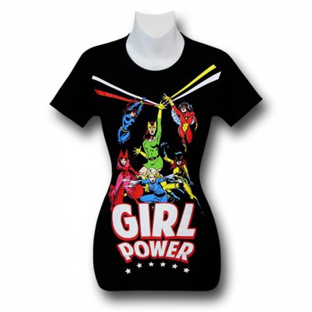 Marvel Girl Power Action Shot Women's T-Shirt