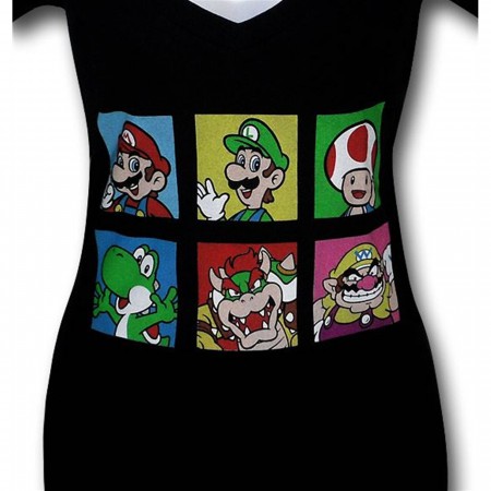 Nintendo Mario & Wario Squares Juniors T-Shirt