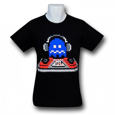 Pac Man Pixel Ghost DJ T-Shirt