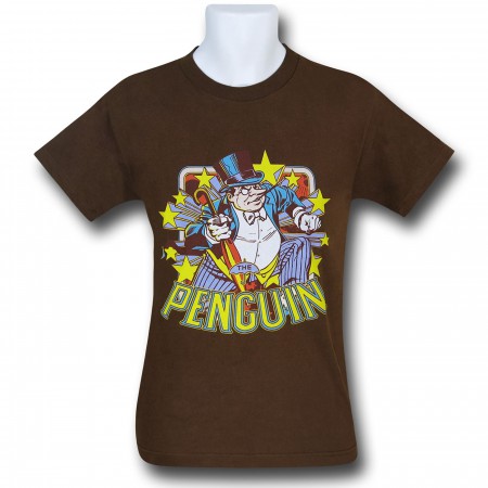 Penguin Stars Brown T-Shirt