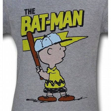 Charlie Brown Bat-Man 30 Single T-Shirt